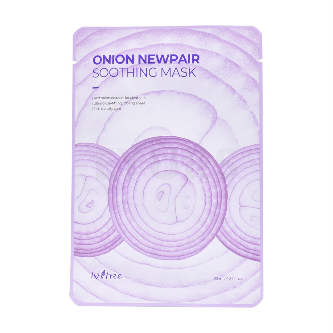 isntree onion newpair soothing mask front side of product