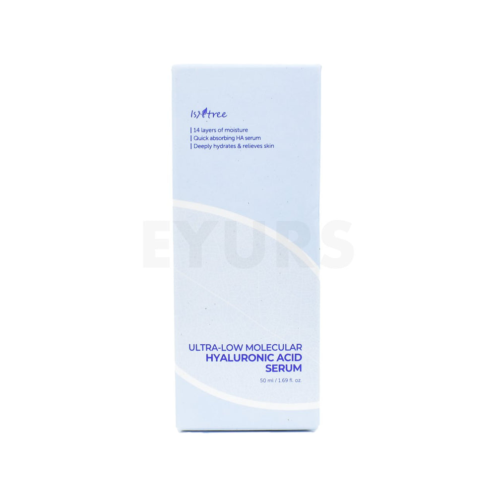 isntree ultra low molecular hyaluronic acid serum 50ml front side packaging