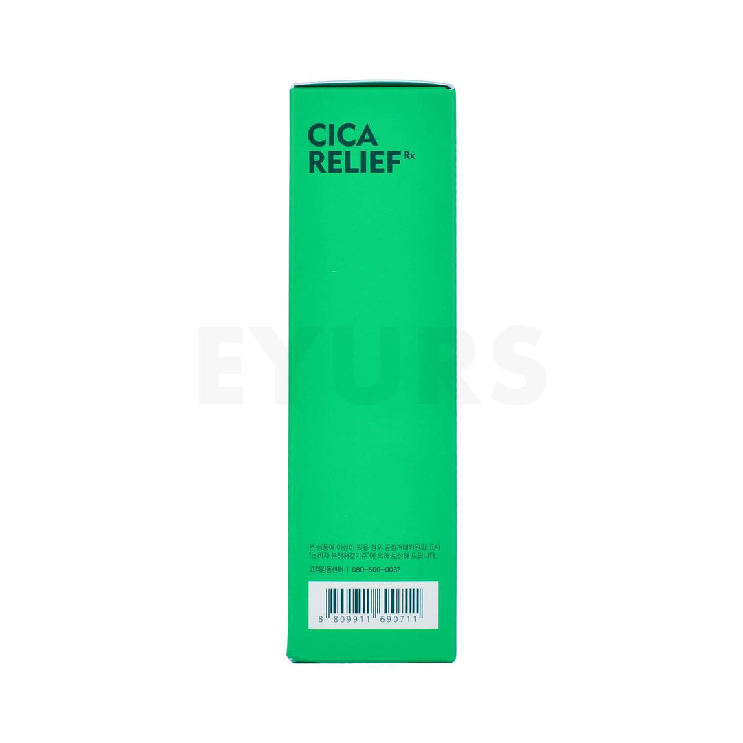 real barrier cica relief rx calming cream 60ml left side packaging