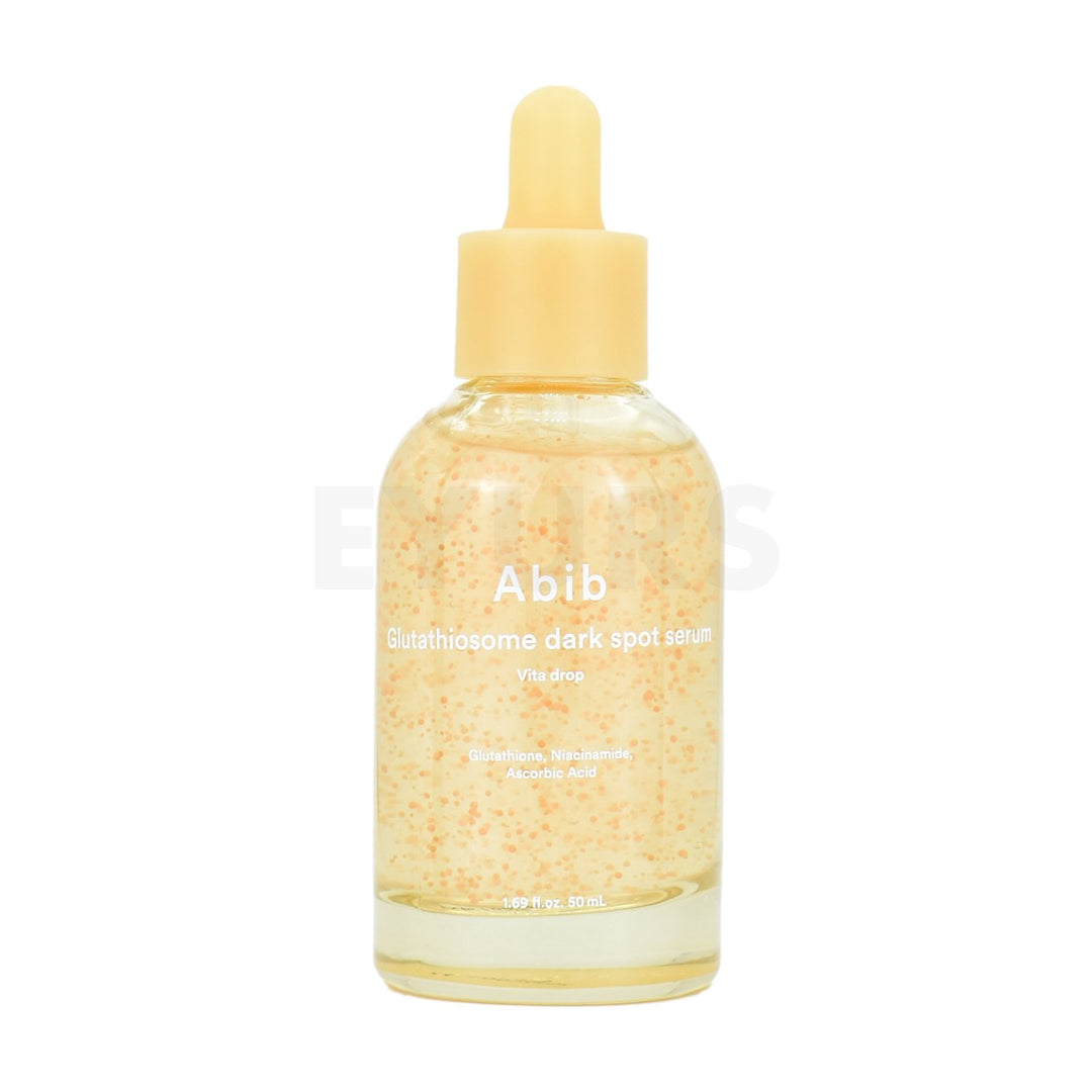 abib glutathiosome dark spot serum vita drop front side of product