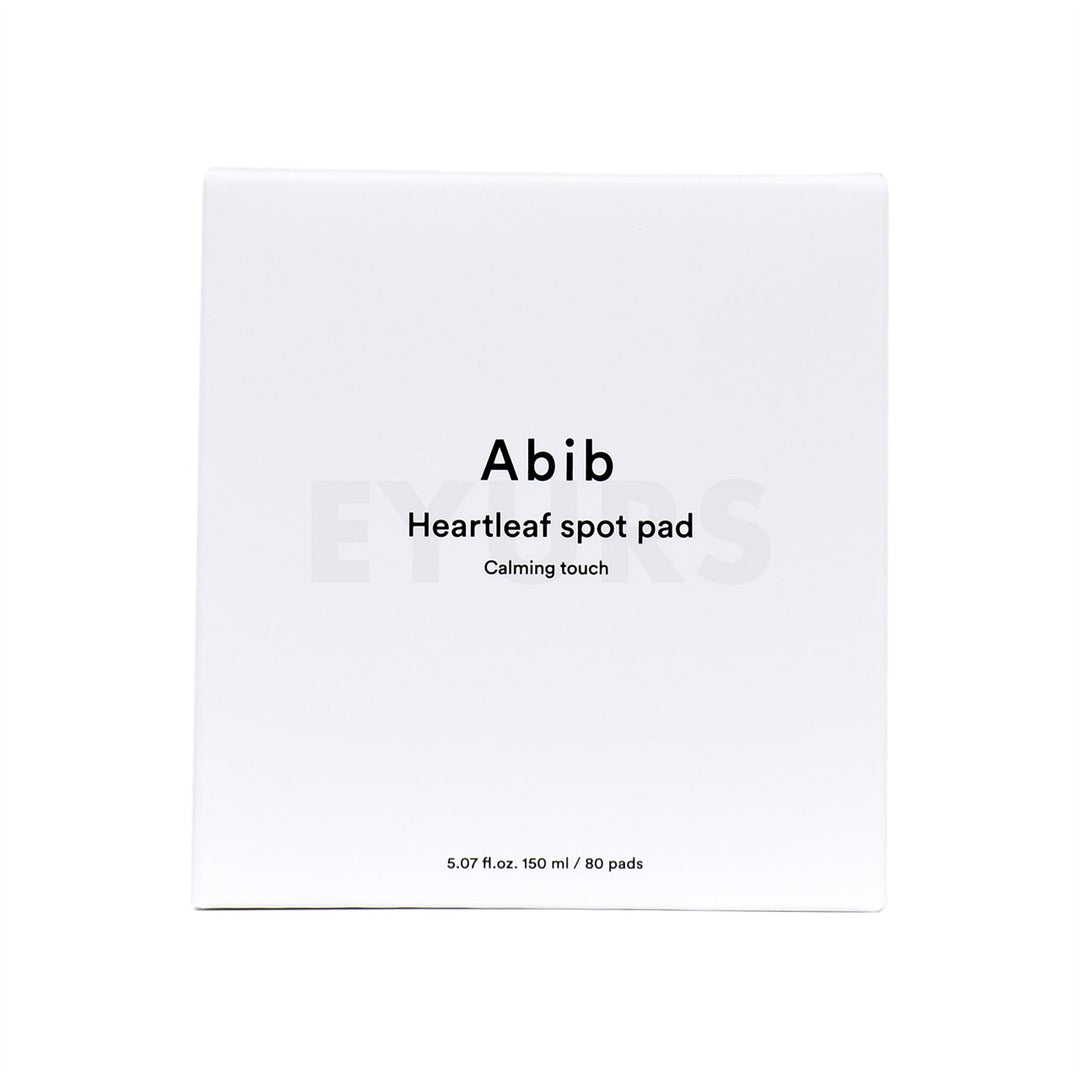 abib heartleaf spot pad calming touch front side packaging box