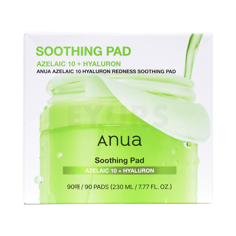 anua azelaic 10 hyaluron redness soothing pad front side packaging box