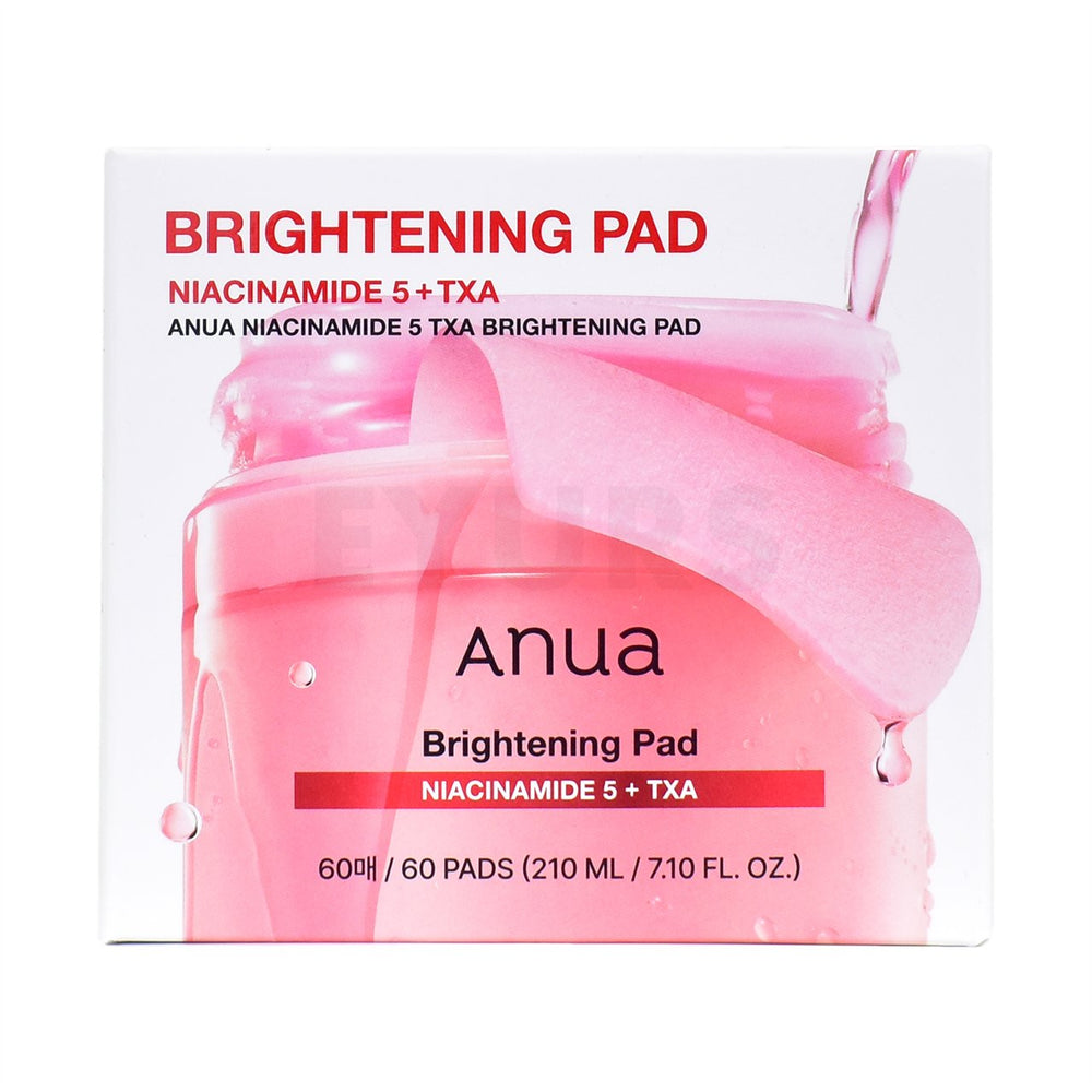 anua niacinamide 5 txa brightening pad front side packaging box