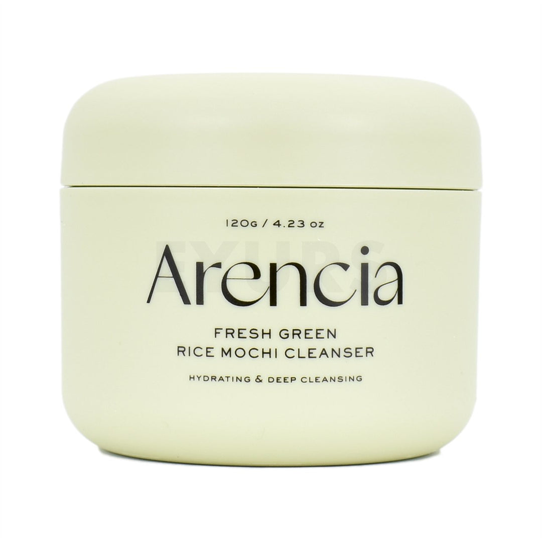 arencia fresh green rice mochi cleanser front side of product