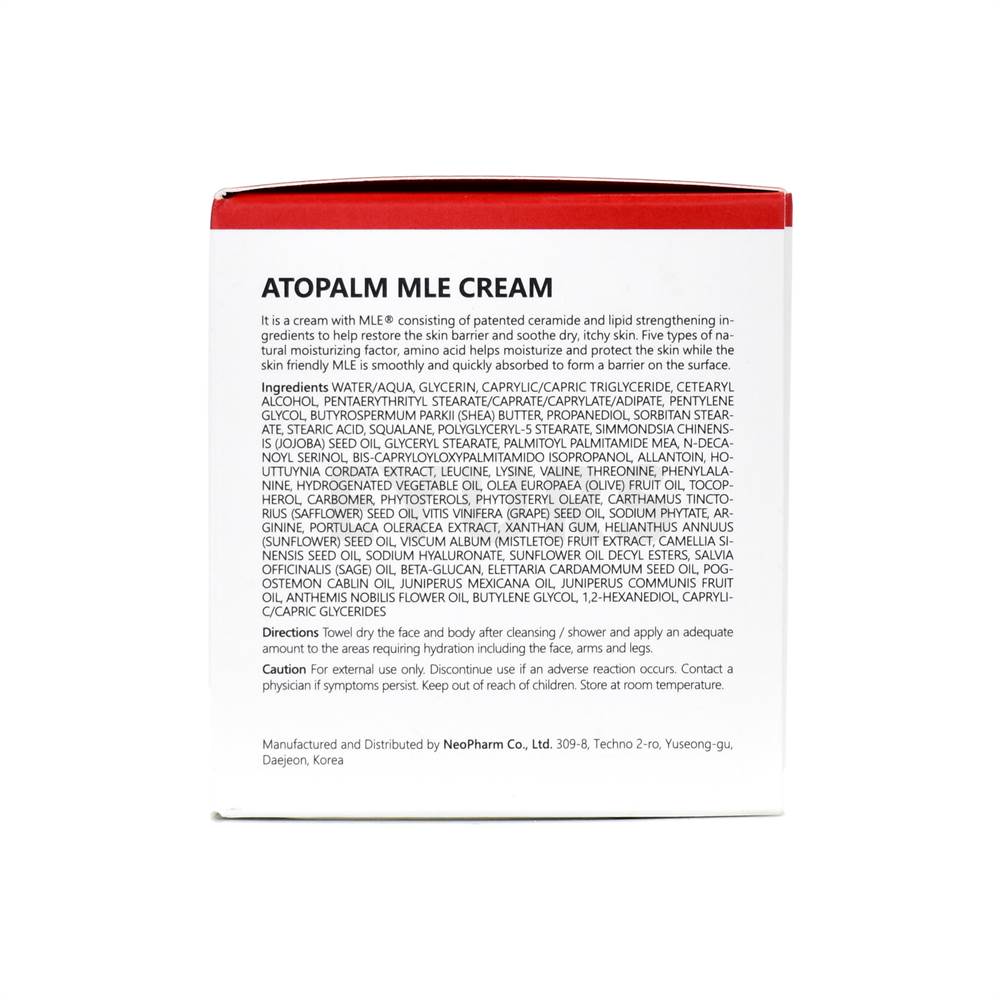 atopalm mle cream 100ml right side packaging