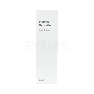 blab matcha hydrating foam cleanser front side packaging