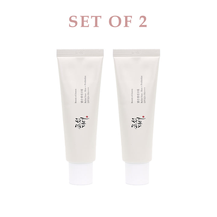 beauty of joseon relief sun rice probiotics sunscreen 2 pack