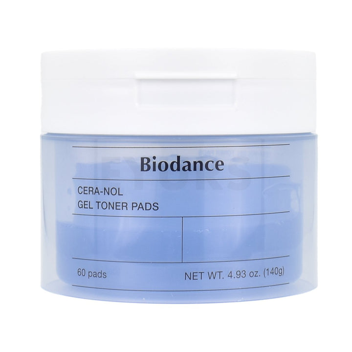 biodance cera nol gel toner pads front side of product