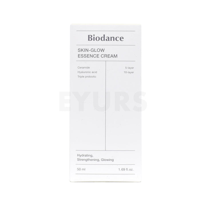 biodance skin glow essence cream front side packaging box