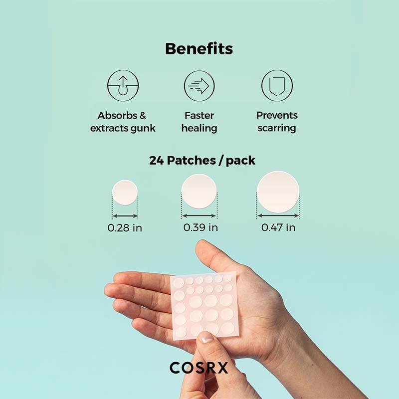 cosrx acne pimple master patch sizes