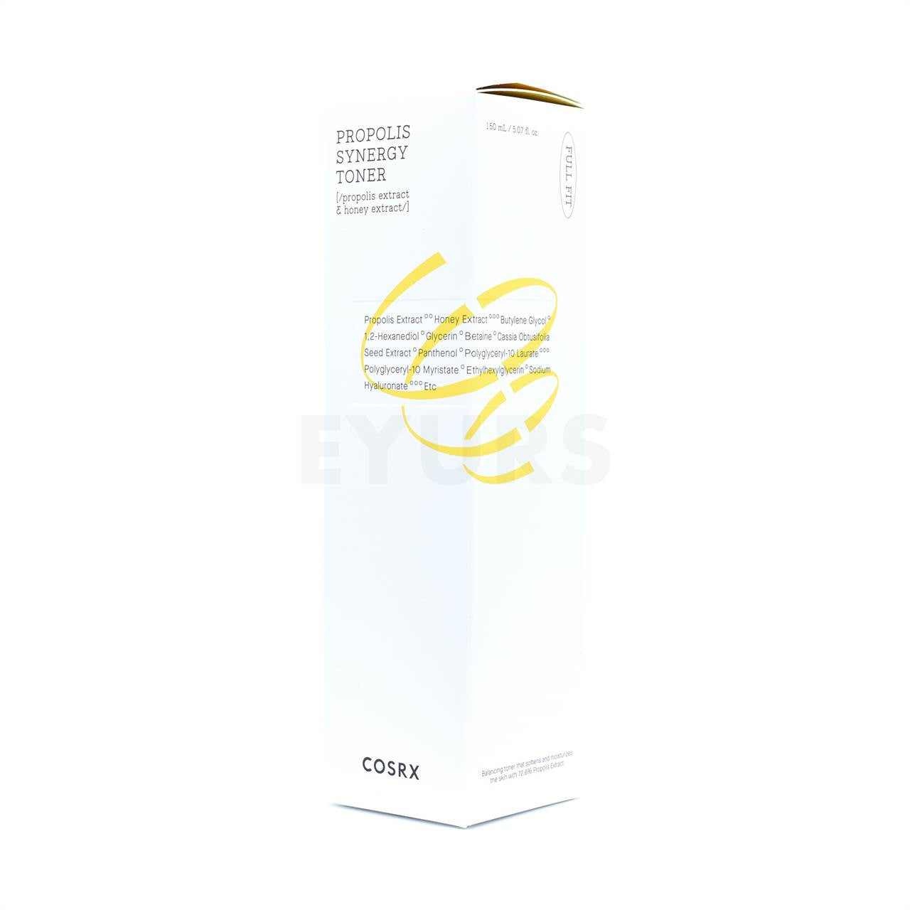 cosrx full fit propolis synergy toner 150ml front side packaging