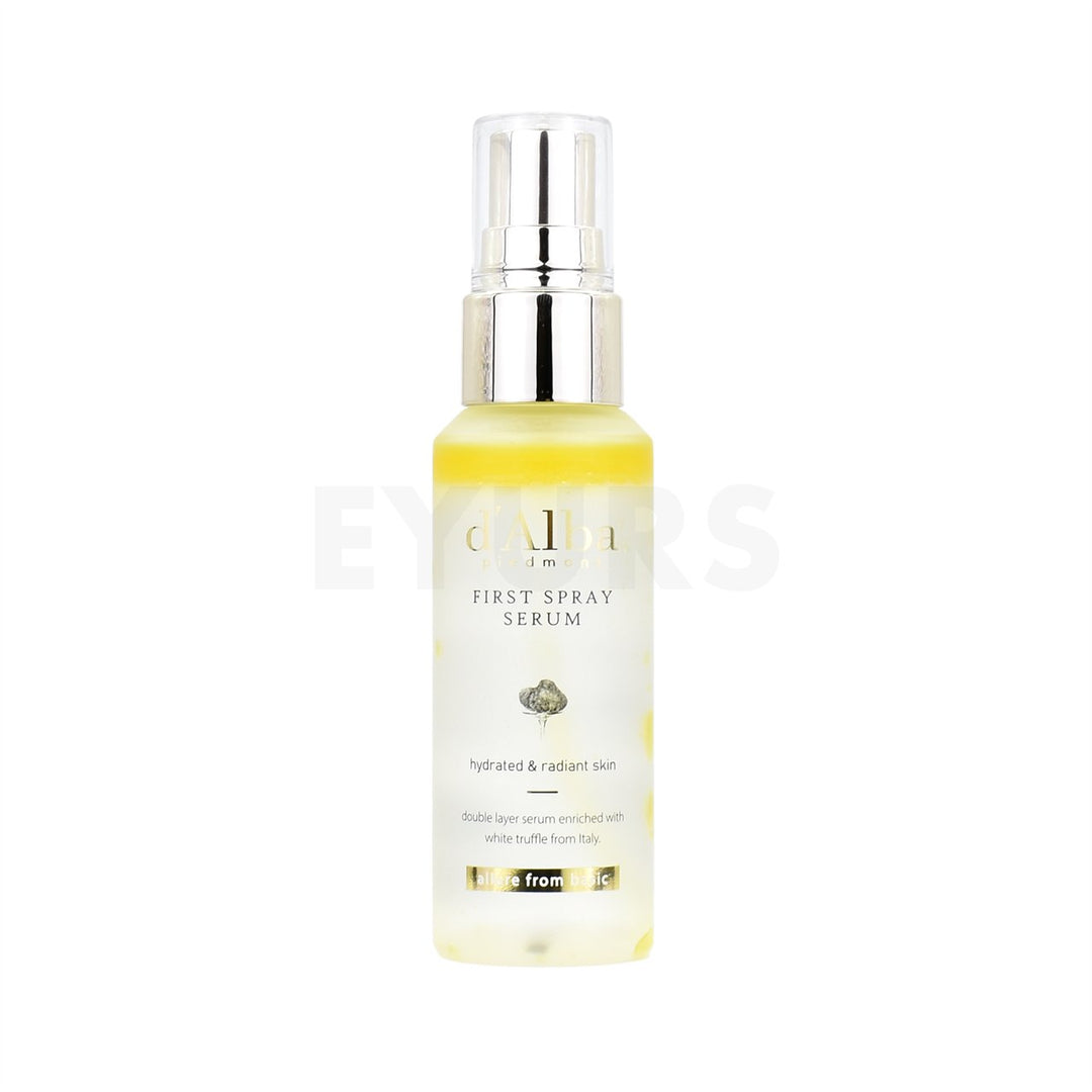 d'Alba white truffle first spray serum front side of product