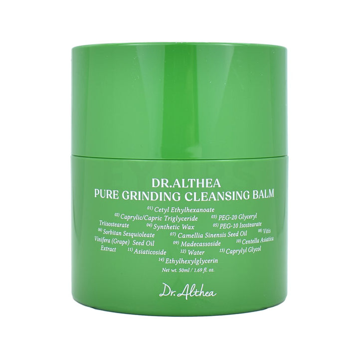 dr.althea pure grinding cleansing balm front side of product