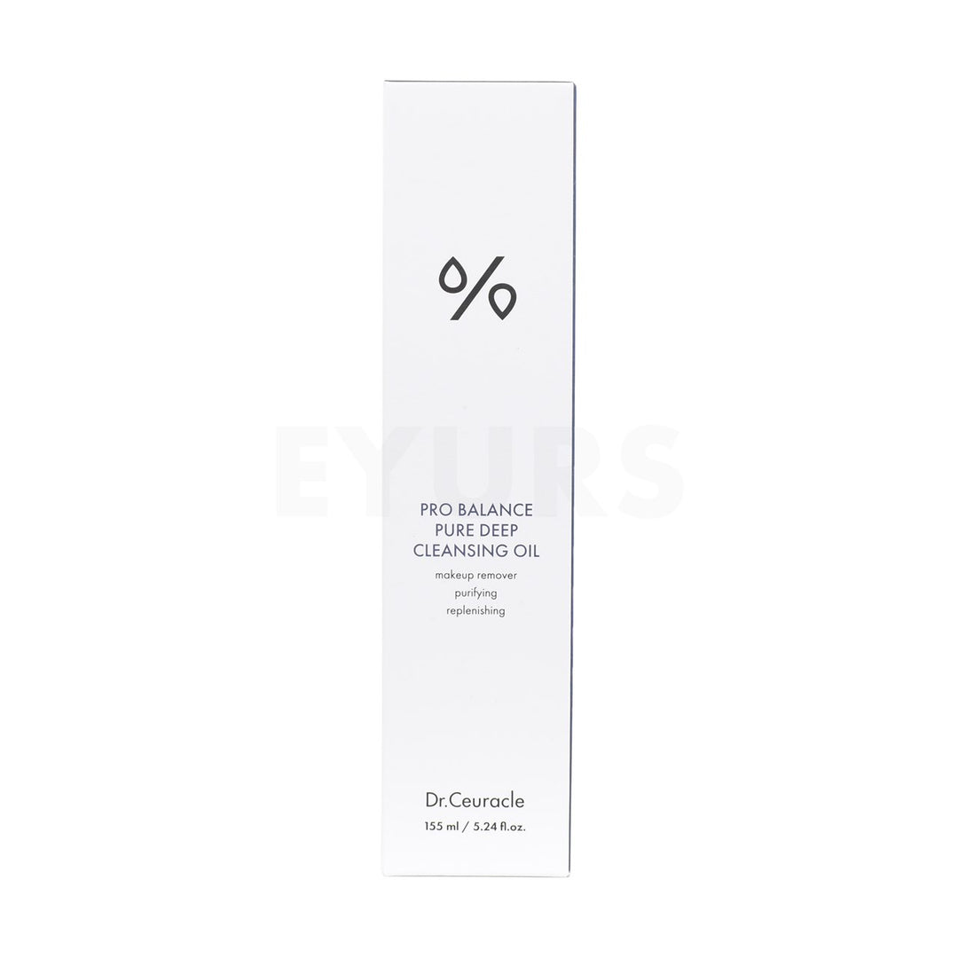 dr ceuracle pro balance pure deep cleansing oil front side packaging