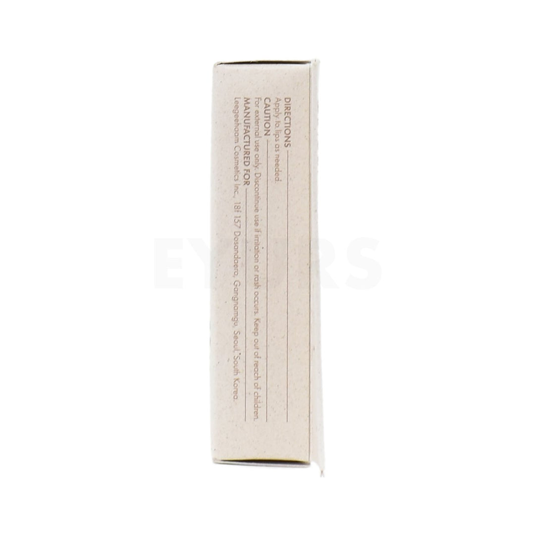 dr ceuracle vegan kombucha tea lip balm right side packaging box