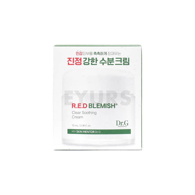 dr. g red blemish clear soothing cream front side packaging