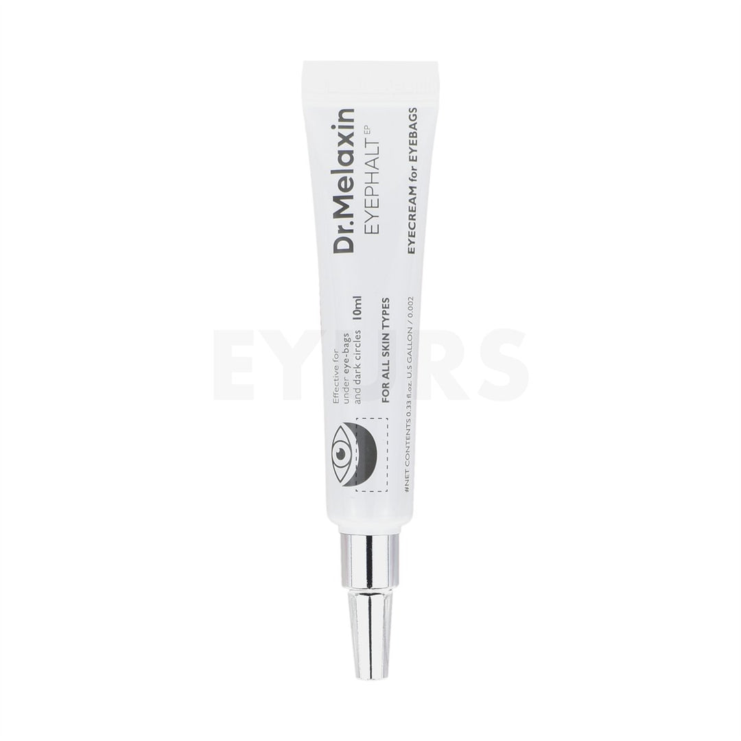 dr melaxin eyephalt eyecream for eyebags front side of product