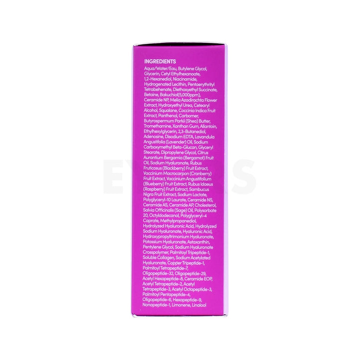 eqqualberry bakuchiol plumping serum right side packaging box