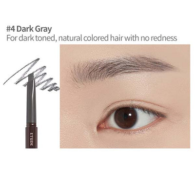 etude drawing eye brow dark grey
