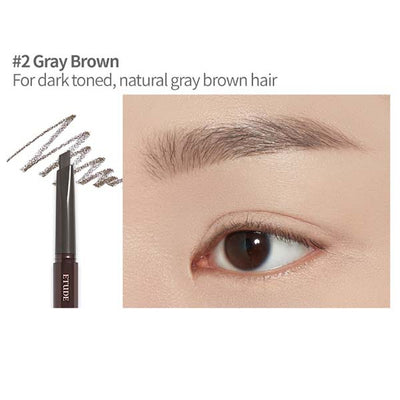etude drawing eye brow grey brown