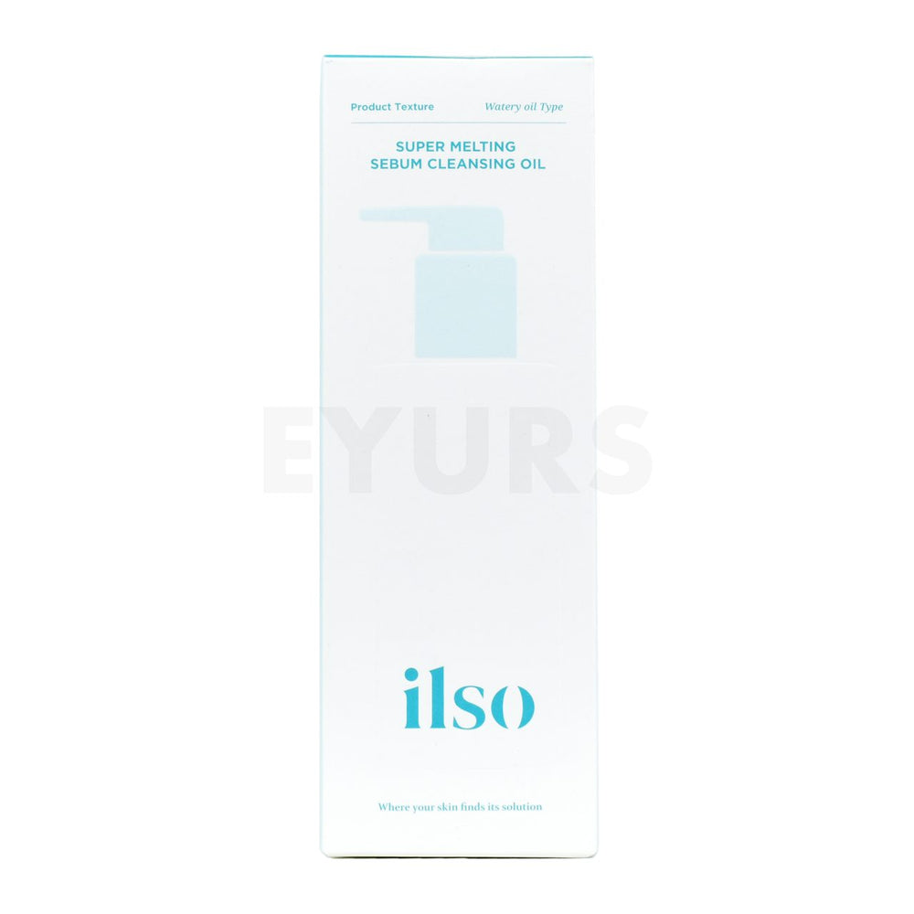 ilso super melting sebum cleansing oil front side packaging box