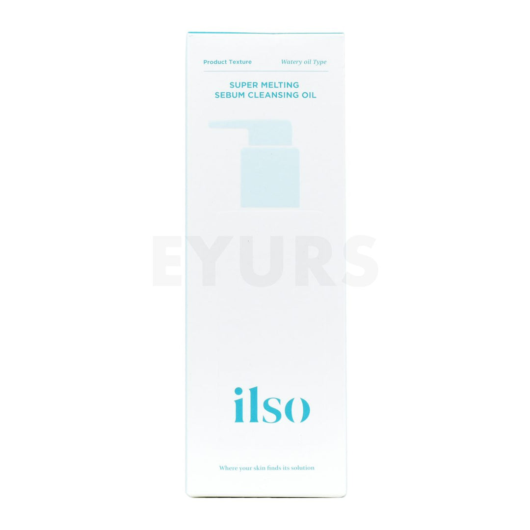ilso super melting sebum cleansing oil front side packaging box