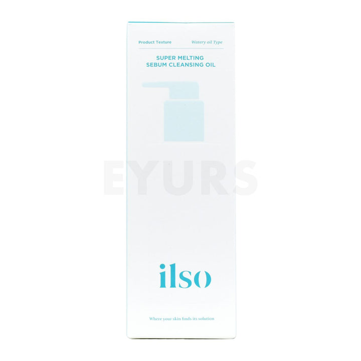 ilso super melting sebum cleansing oil front side packaging box
