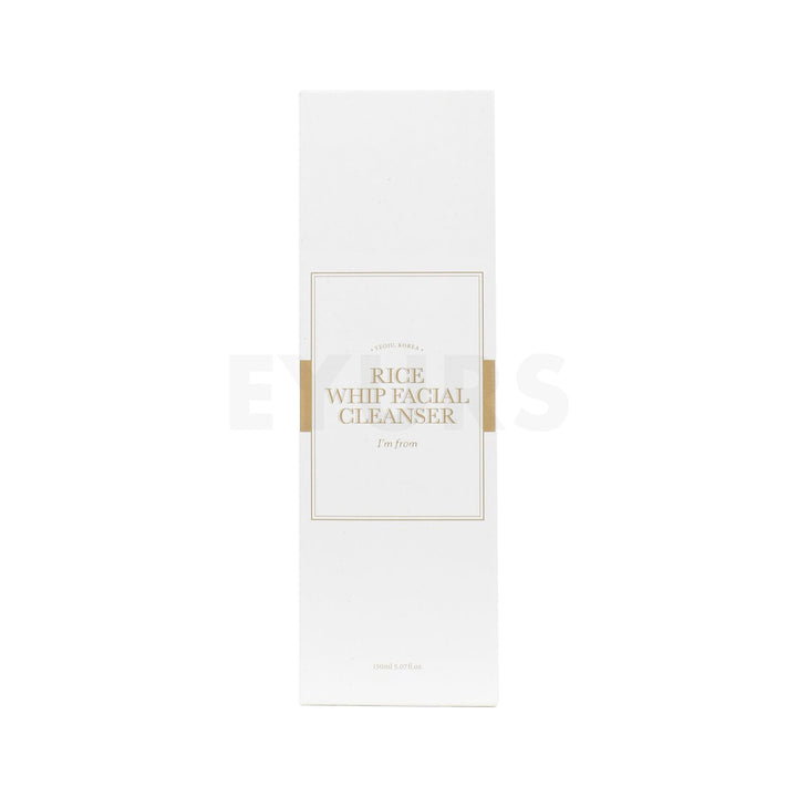 i'm from rice whip facial cleanser front side packaging box