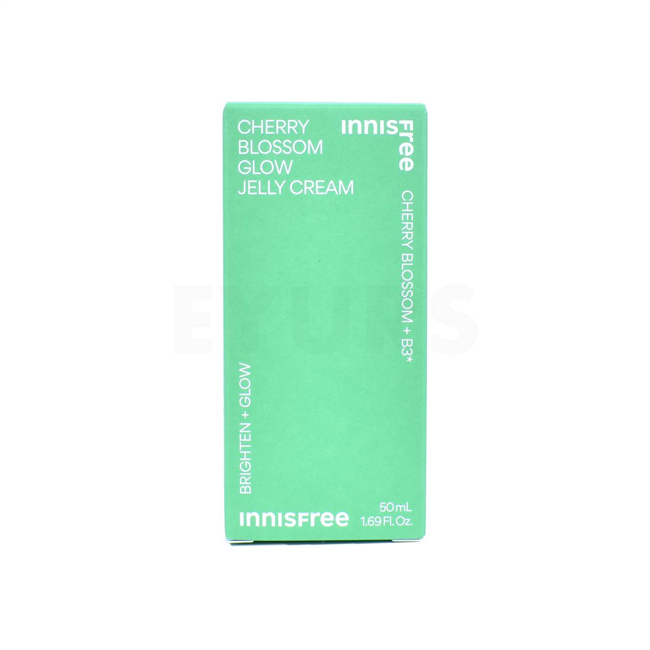 innisfree cherry blossom glow jelly cream 50ml front side packaging
