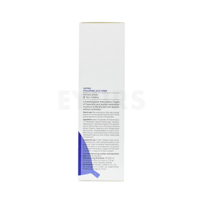 isntree hyaluronic acid toner 200ml right side packaging