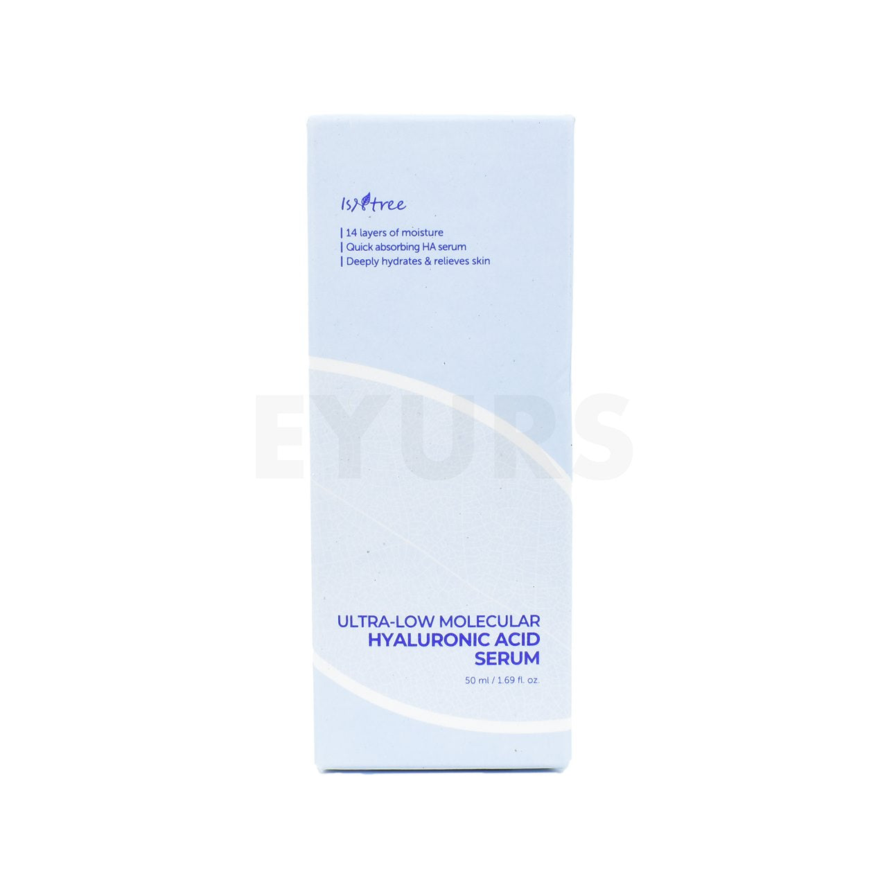  isntree ultra low molecular hyaluronic acid serum 50ml front side packaging