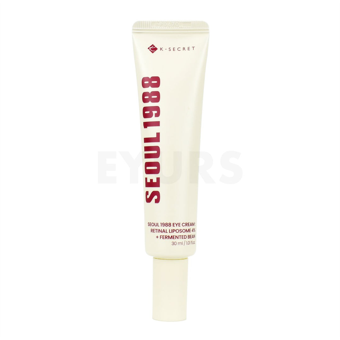 ksecret seoul 1988 eye cream retinal liposome 4 percent and fermented bean front side of product
