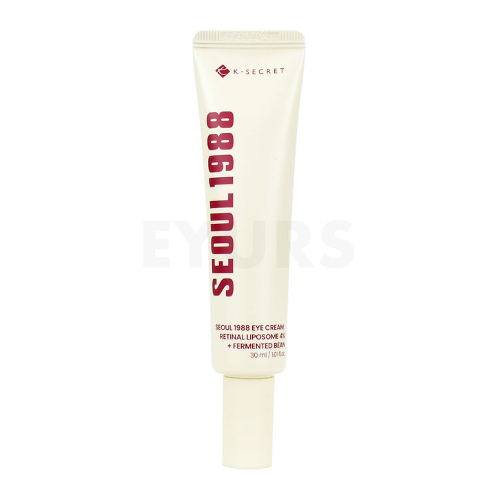 ksecret seoul 1988 eye cream retinal liposome 4 percent and fermented bean front side of product