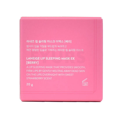 laneige lip sleeping mask berry ex 20g back side packaging