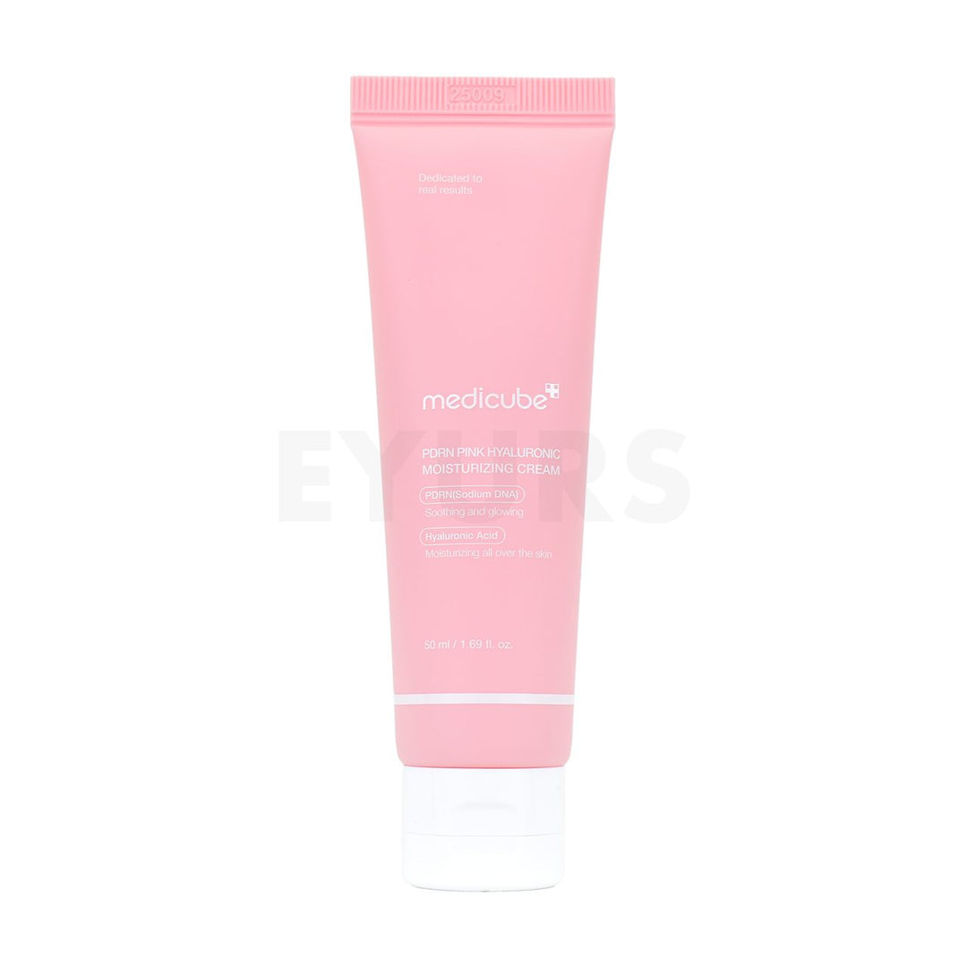 medicube pdrn pink hyaluronic moisturizing cream front side of product 