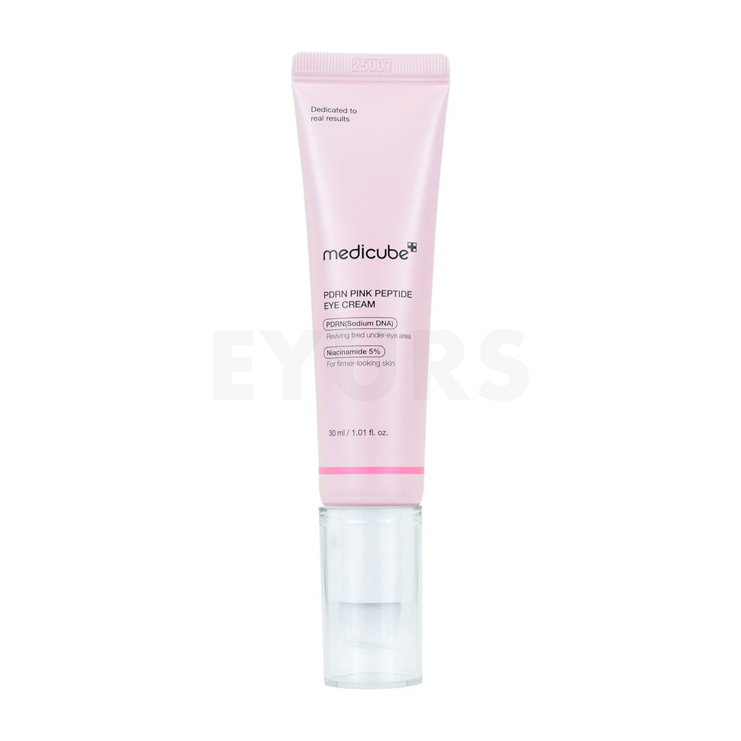 medicube pdrn pink peptide eye cream front side of product