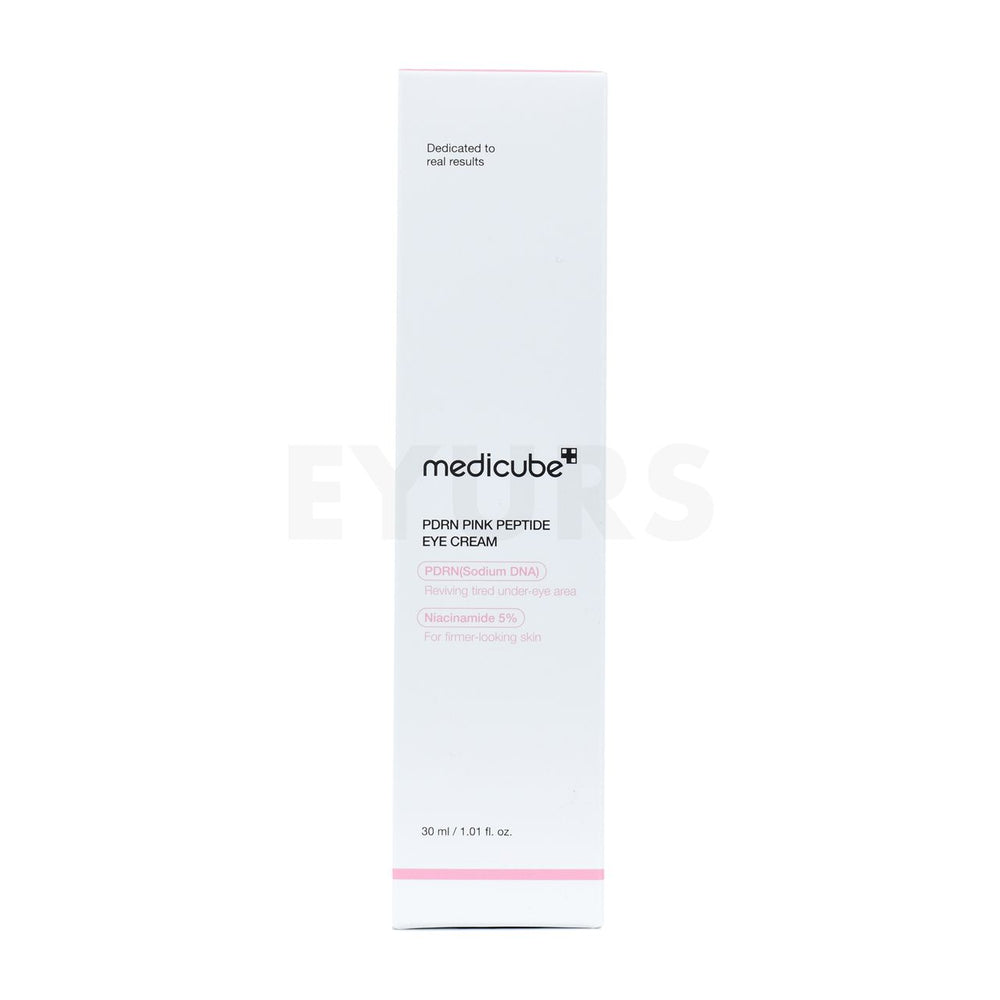 medicube pdrn pink peptide eye cream front side packaging box