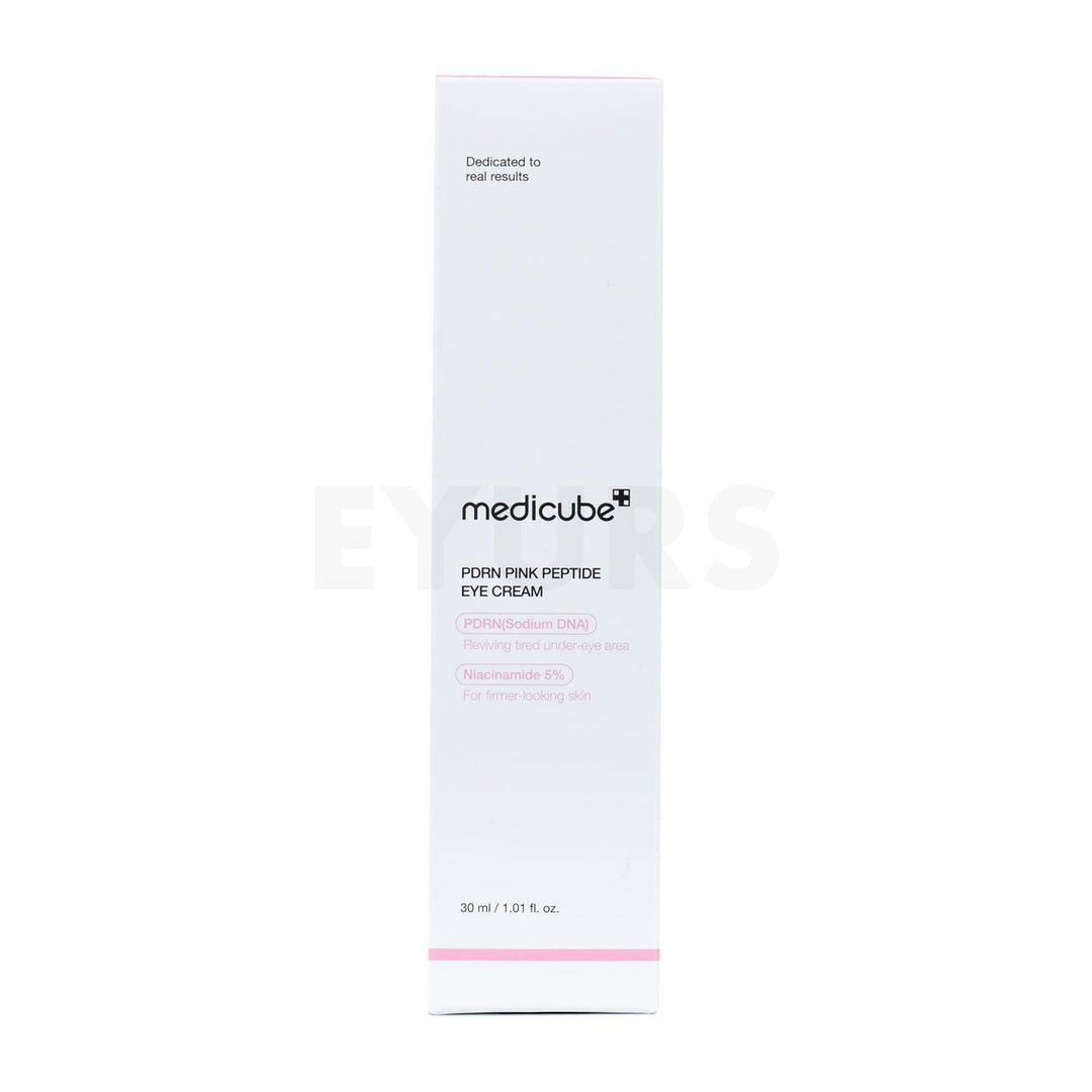 medicube pdrn pink peptide eye cream front side packaging box