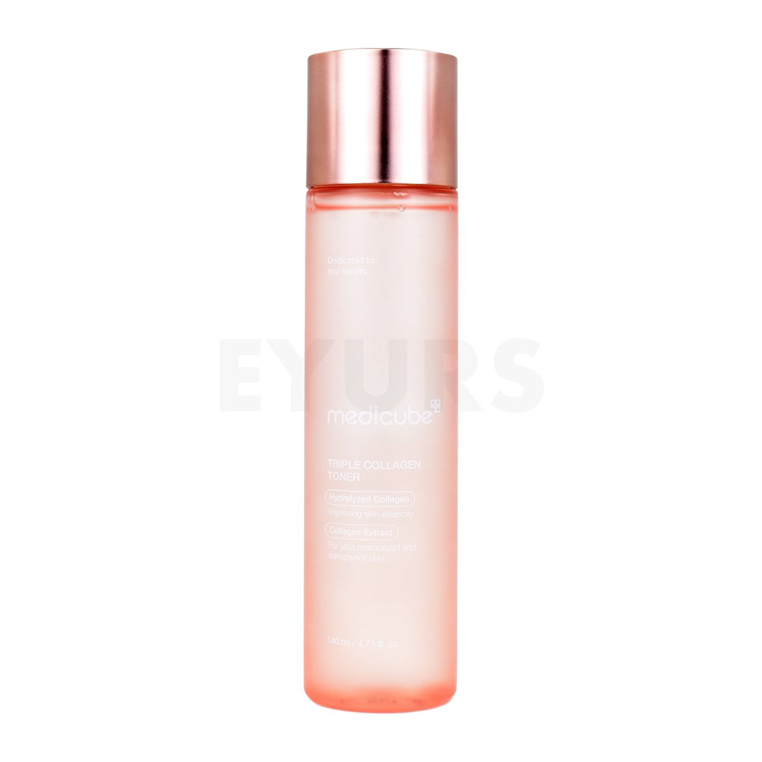 medicube triple collagen toner front side of product