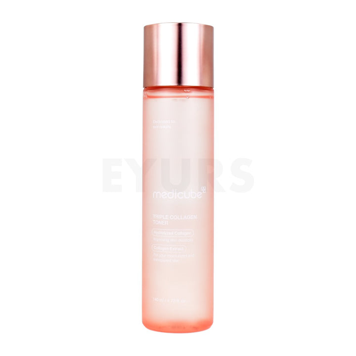 medicube triple collagen toner front side of product
