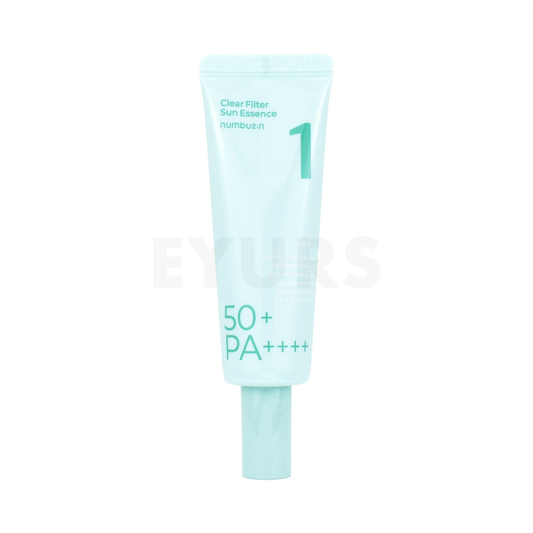 numbuzin no 1 clear filter sun essence front side of product