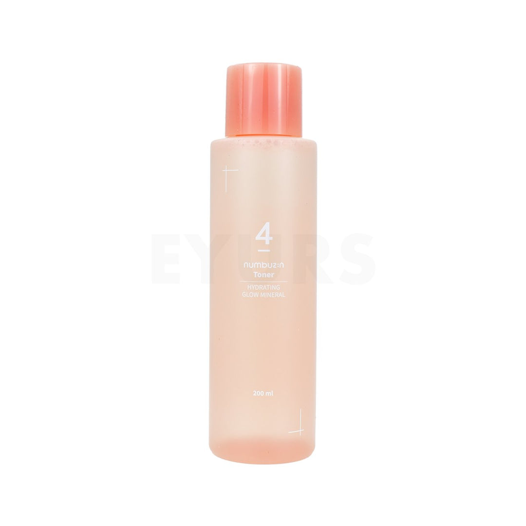 numbuzin no.4 hydrating glow mineral toner front of product