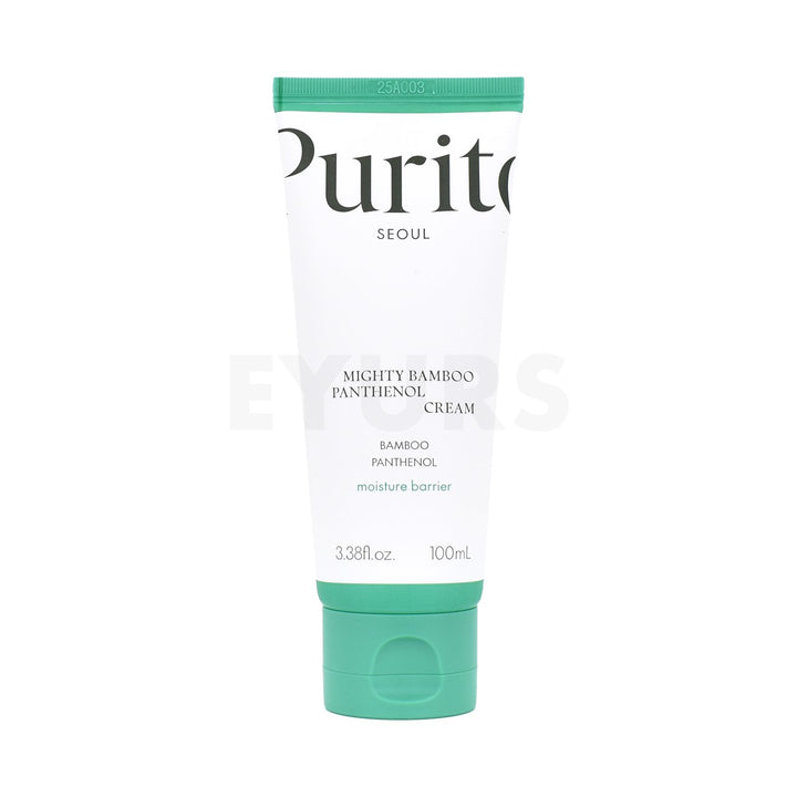 purito seoul mighty bamboo panthenol cream front side of product