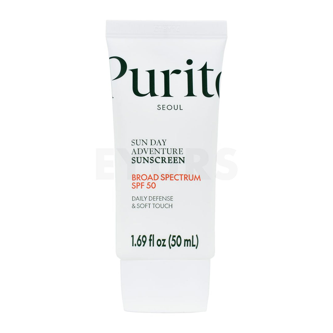 purito seoul sun day adventure sunscreen front side of product