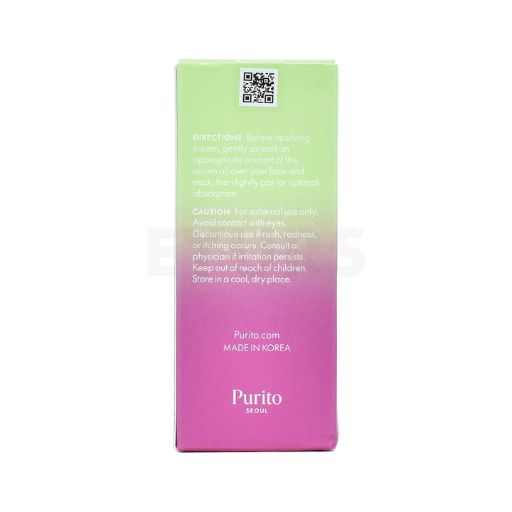 purito seoul timeless bloom bakuchiol serum back side packaging box