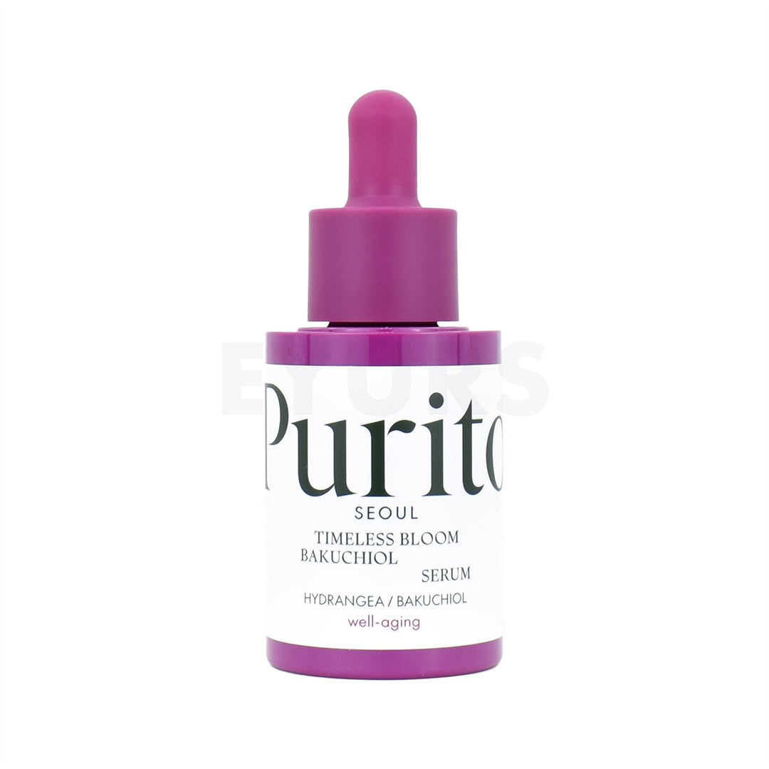 purito seoul timeless bloom bakuchiol serum front side of product