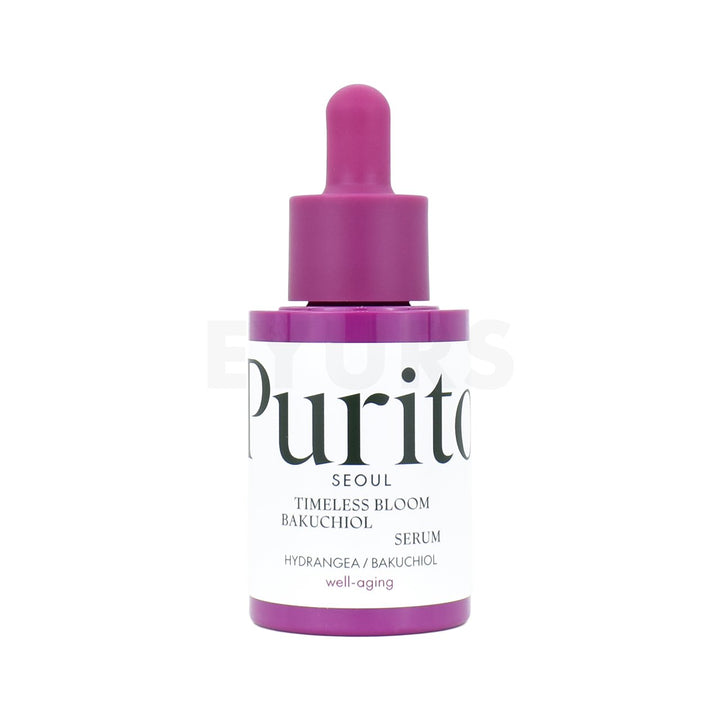 purito seoul timeless bloom bakuchiol serum front side of product