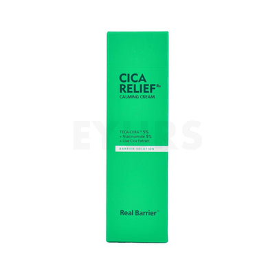 real barrier cica relief rx calming cream 60ml front side packaging