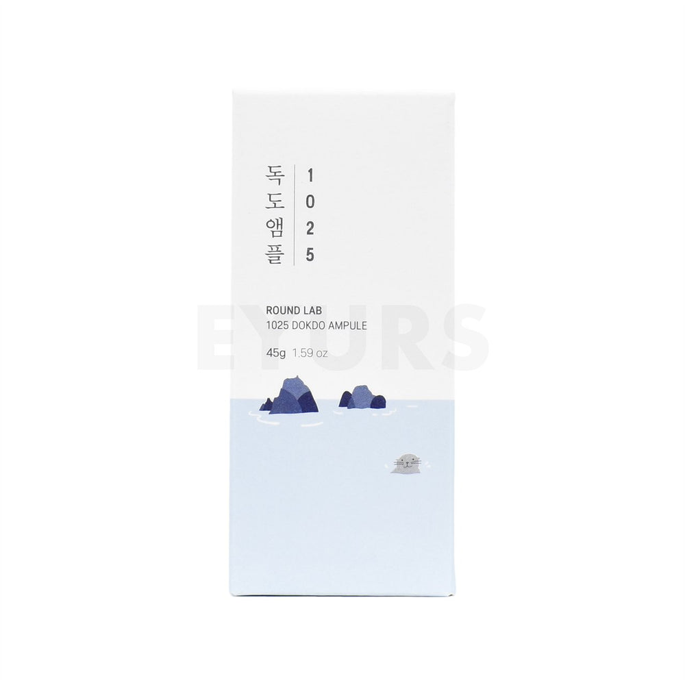 round lab 1025 dokdo ampoule front side packaging box