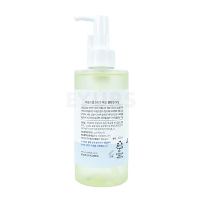 round lab 1025 dokdo cleansing oil 200ml back of product